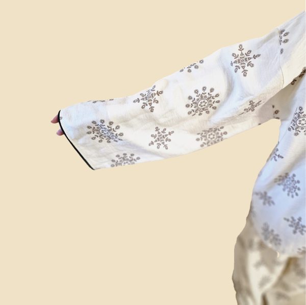 Cream linen two piece set - Image 3