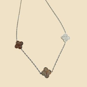 Clover sabr Shukr and tawakul necklace