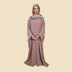 Rosy brown Abaya Robe
