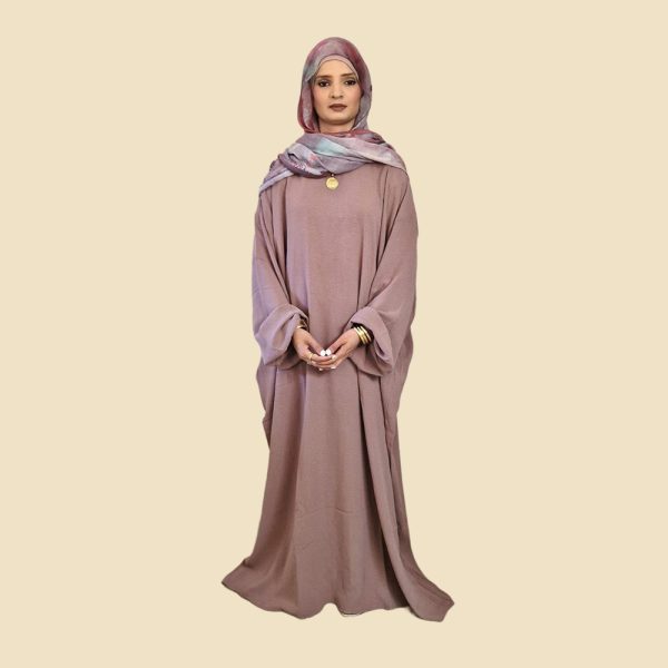 Rosy brown Abaya Robe