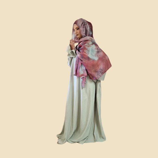 Mint Abaya Dress - Image 2