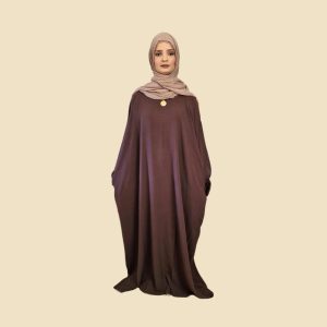 Dark coffee Abaya Robe