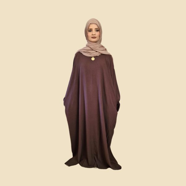 Dark coffee Abaya Robe