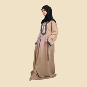 Taupe A-line Maxi dress