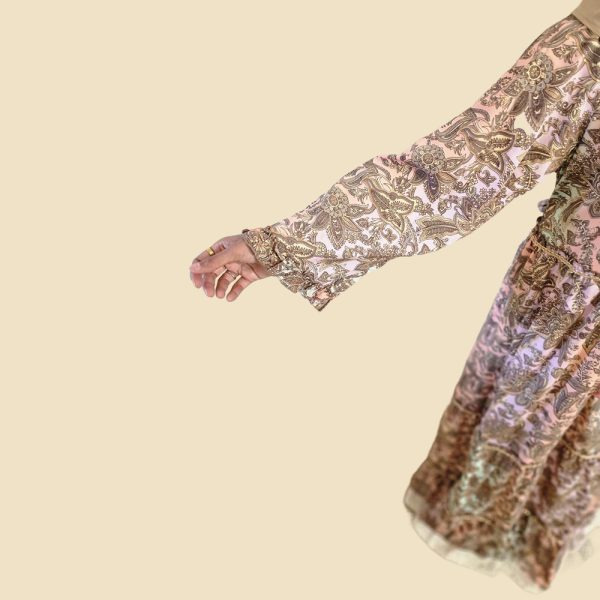 Floral print layered maxi dress - Image 4