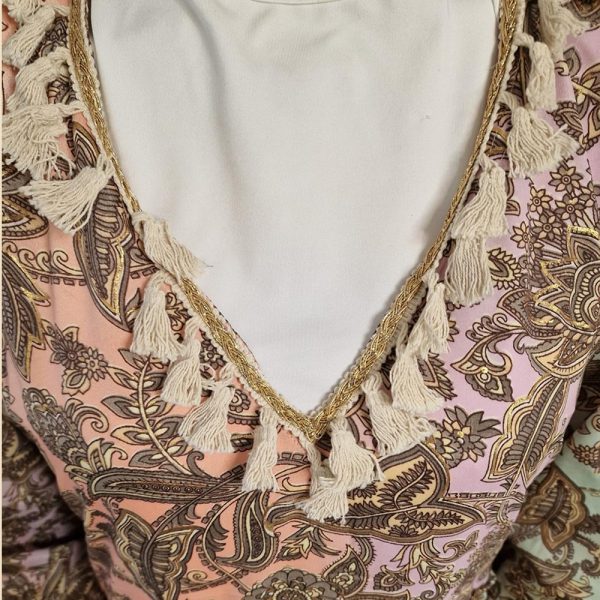 Floral print layered maxi dress - Image 3
