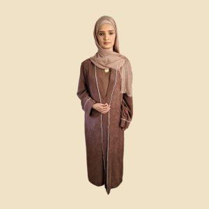 Brown kimono jacket robe
