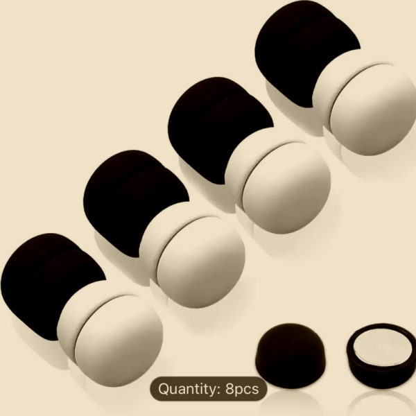 Black and white hijab magnets