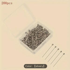 Silver hijab pins