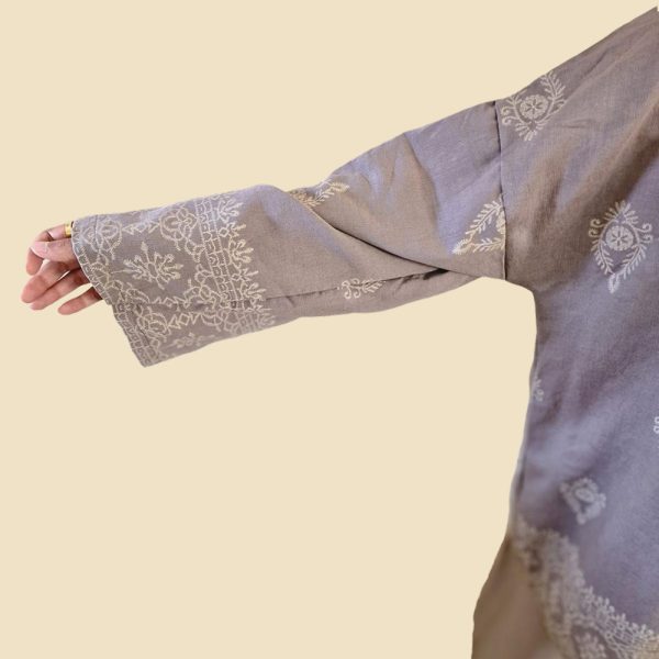 Taupe linen two piece set - Image 3