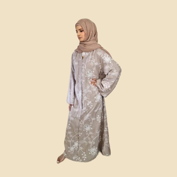 Beige Linen Maxi dress - Image 2