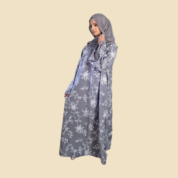 Grey Linen Maxi dress - Image 2