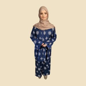 Navy linen two piece set