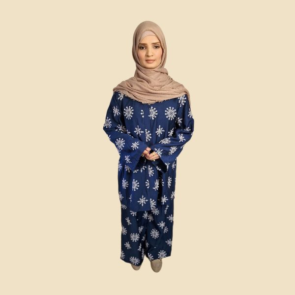 Navy linen two piece set
